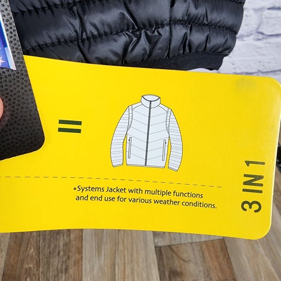 Philadelphia Eagles NFL Men's Small 3 in 1 Black Puffer Jacket Green Vest Set - Picture 13 of 16